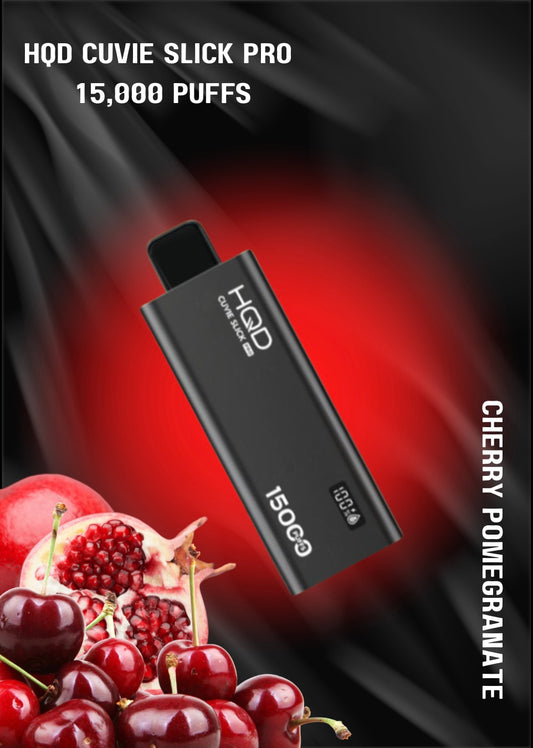 HQD cuvie slick pro 15,000-Cherry pomegranate