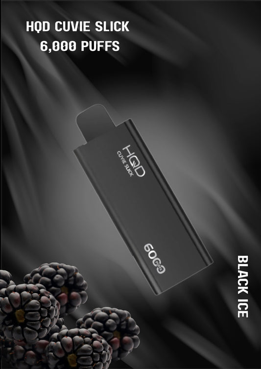 HQD cuvie slick 6000puffs-Black ice